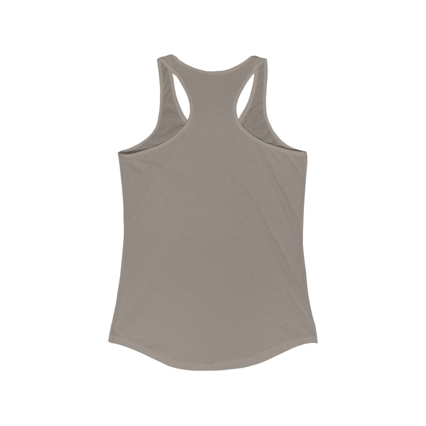 Women's Ideal Racerback Tank - Day 1 - White Letters