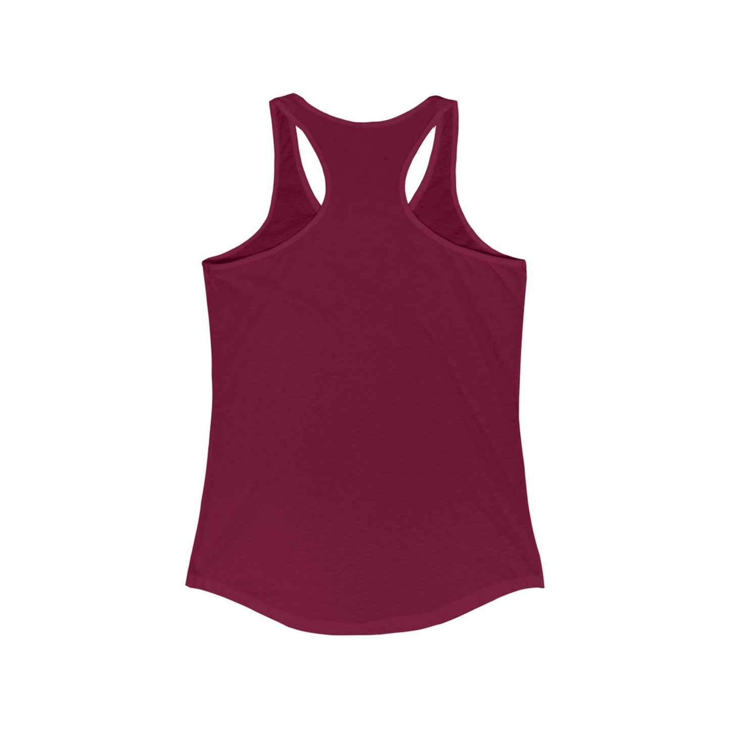 Women's Ideal Racerback Tank - Day 1 - White Letters