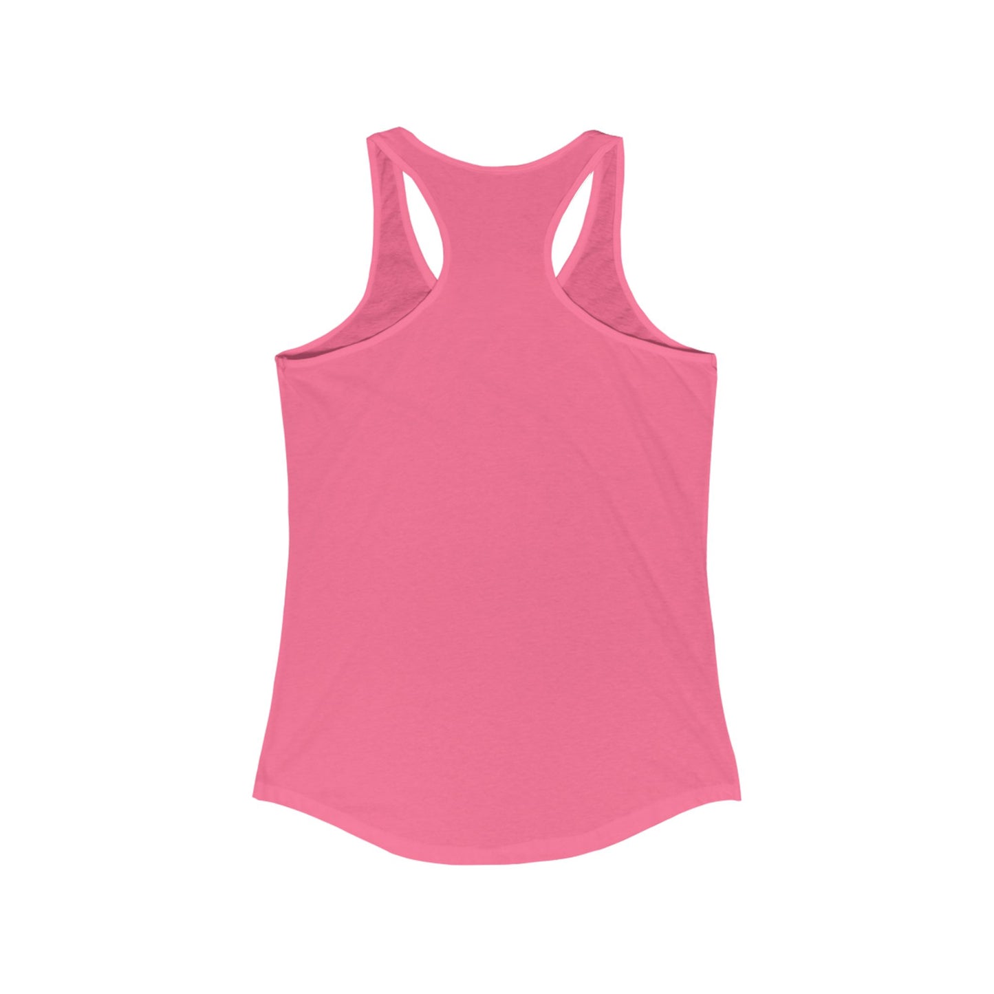 Women's Ideal Racerback Tank - Day 1 - White Letters