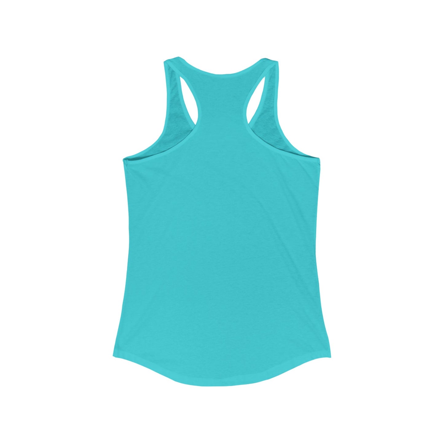 Women's Ideal Racerback Tank - Day 1 - White Letters
