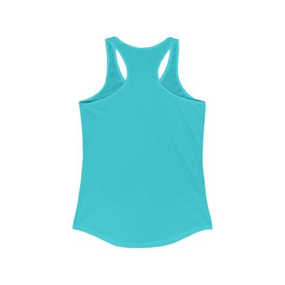 Women's Ideal Racerback Tank - Day 1 - White Letters