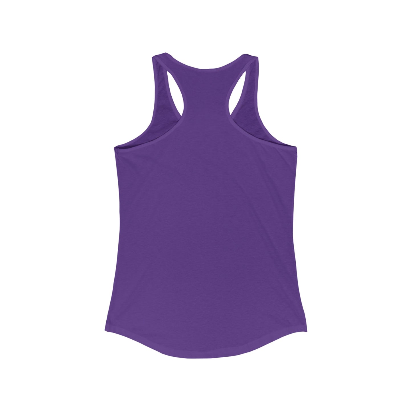 Women's Ideal Racerback Tank - Day 1 - White Letters