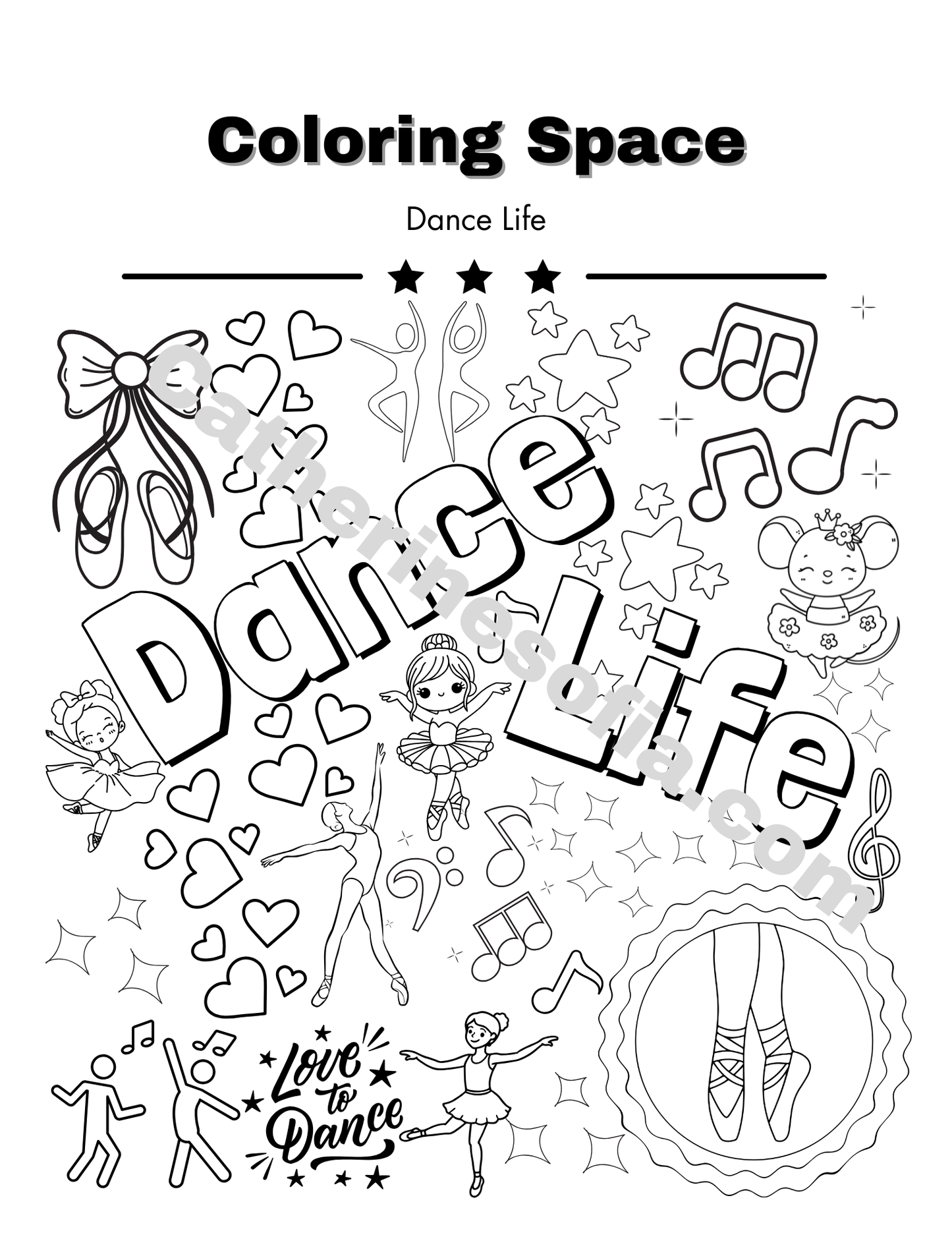 Dance Activity Pages (Word Search