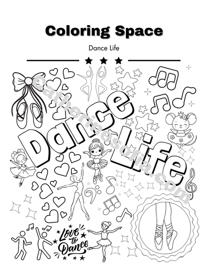 Dance Activity Pages (Word Search
