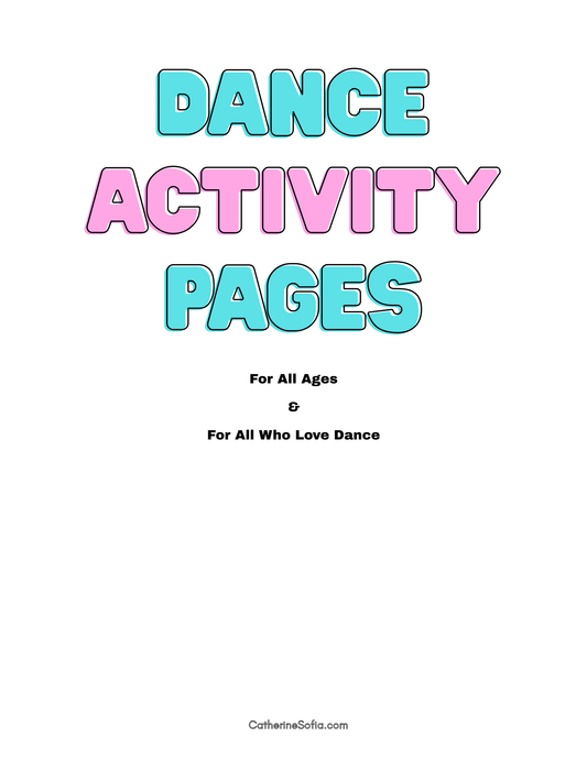 Dance Activity Pages (Word Search
