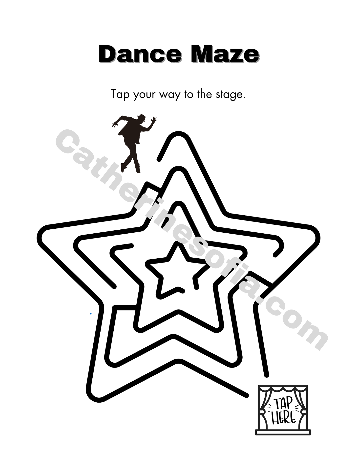 Dance Activity Pages (Word Search