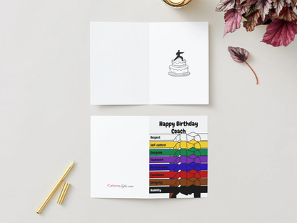 Happy Birthday Card - Karate (Multiple Versions)