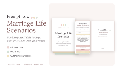 Prompt Now: Marriage Life Scenarios.