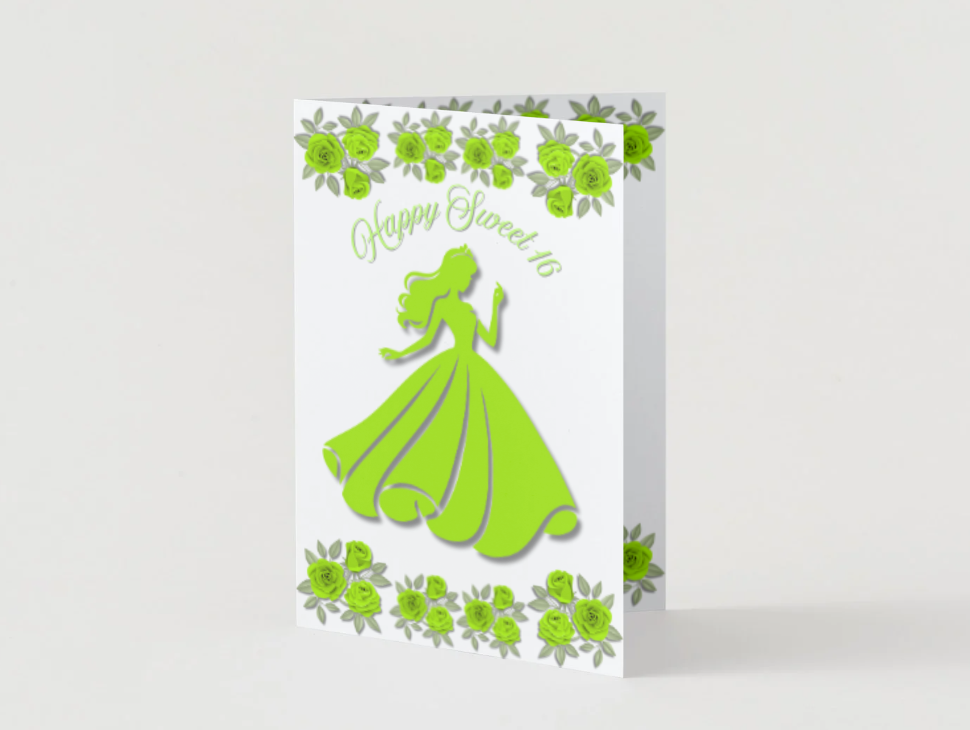 Happy Sweet 16 - Roses (Various Colors)