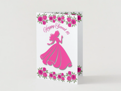 Happy Sweet 16 - Roses (Various Colors)