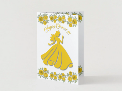 Happy Sweet 16 - Roses (Various Colors)