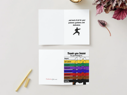 Thank You Sensei (Karate) Digital Card